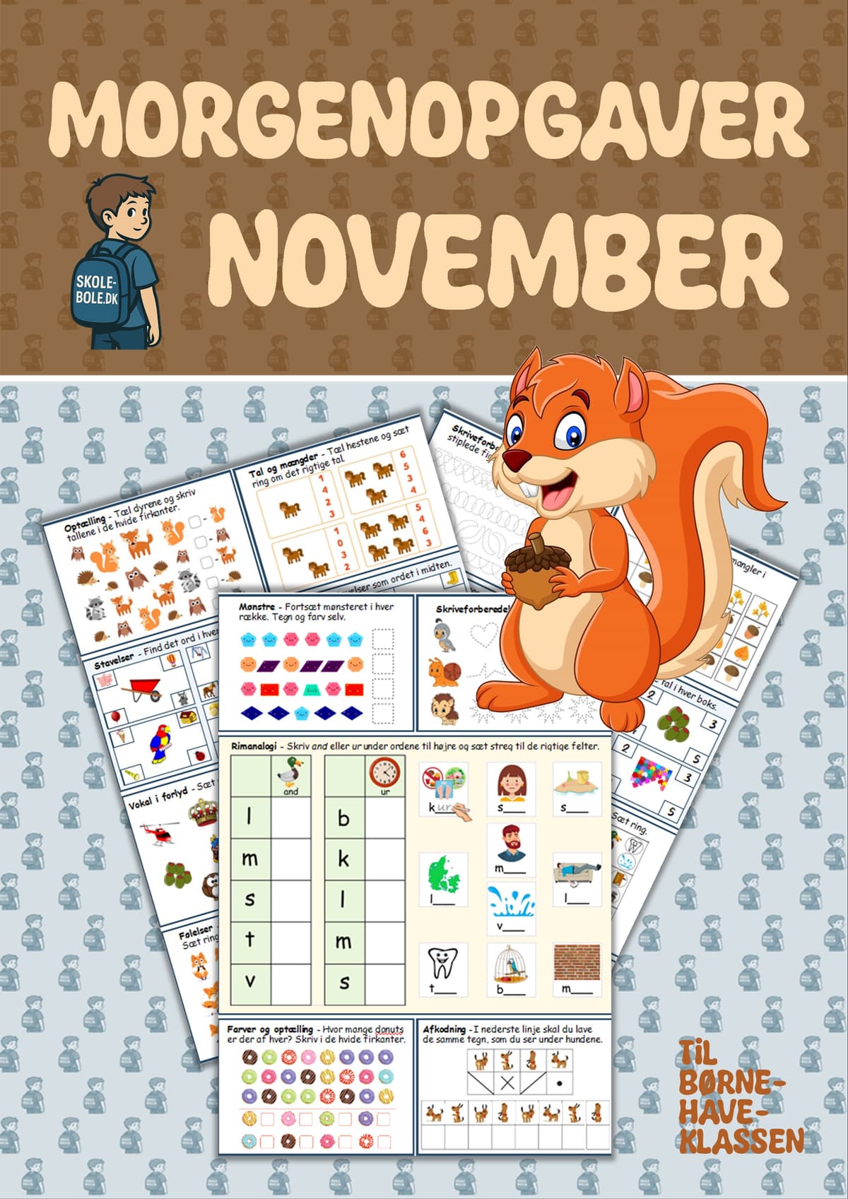 Produktbillede for Alle Morgenopgaver november