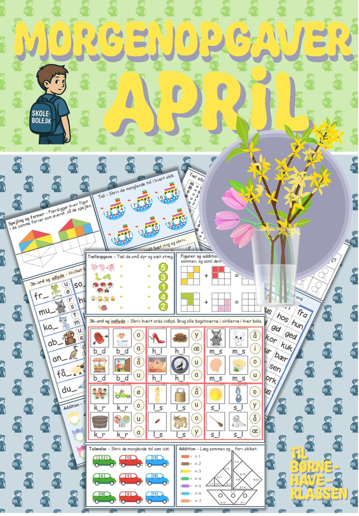 Produktbillede for Alle morgenopgaver april